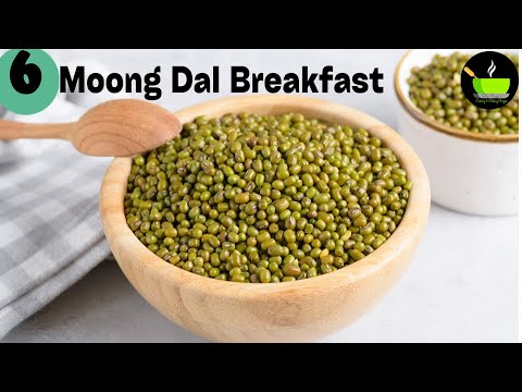 6 Moong Dal Breakfast Recipes | Moong Dal Recipes | High Protein Breakfast Recipes | Moong Breakfast