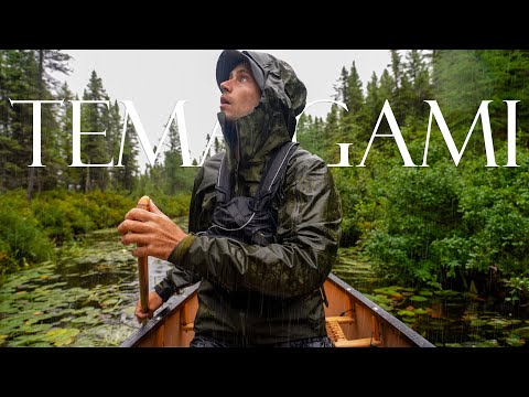 7-Day Solo Wilderness Canoe Adventure to Remote Cabin Over Waterfall