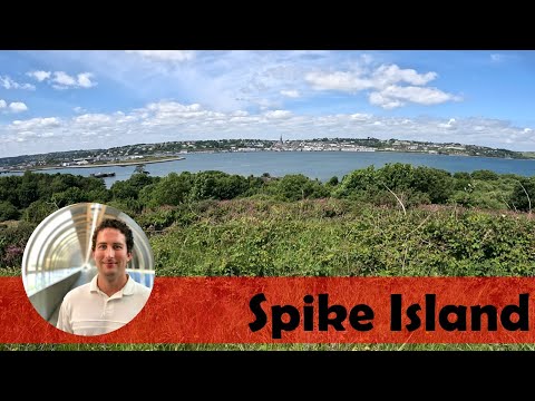 View of Cobh from Bastion No. 6 at Spike Island