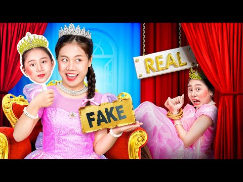 Fake Princess Vs Real Princess! Poor Girl Wants to Be Princess In Royal Family