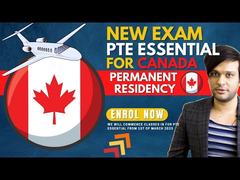 New PTE Essential Exam for Canada Permanent Residency 🇨🇦