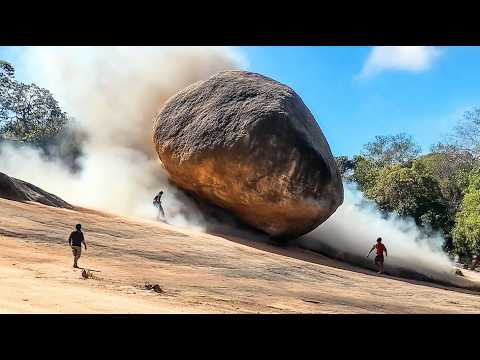 100 Massive Rockfalls Caught on Camera !