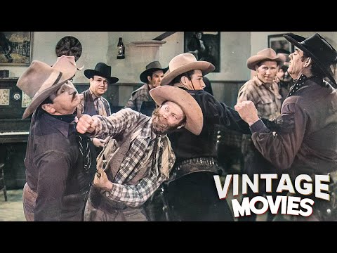 Al St. John and Buster Crabbe Western Adventure Drama Movie | Western Movie | Vintage Movies