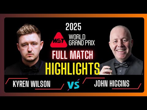 John Higgins vs Kyren Wilson Full Highlights | World Grand Prix 2025 | #snooker2025 | #snooker |#wst