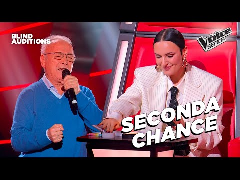 Gianni con “Rose Rosse” di Ranieri guadagna la 2° chance di Arisa |The Voice Senior Blind Auditions