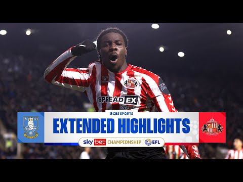 Sheffield Wednesday vs. Sunderland: Extended Highlights | EFL Championship | CBS Sports Golazo