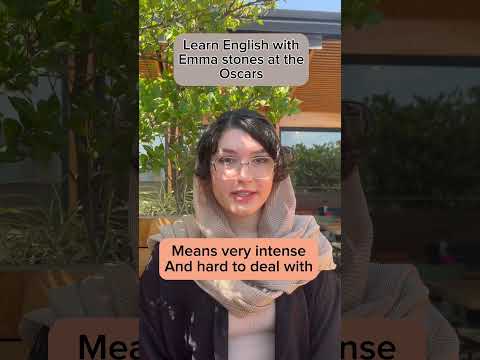 Learn English with Emma Stones at the Oscars