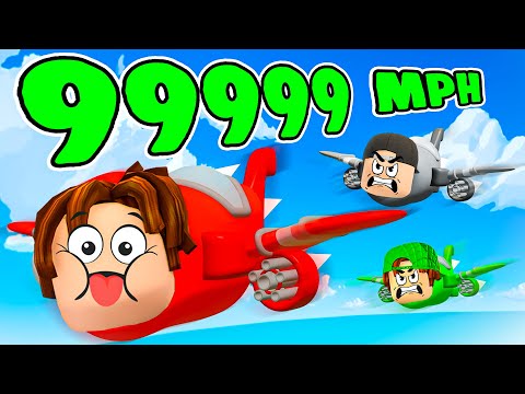 Becoming The FASTEST Player in Roblox Plane Simulator