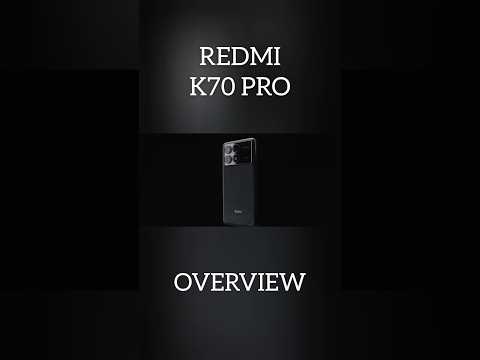 REDMI K70 PRO Overview #redmi #smartphone