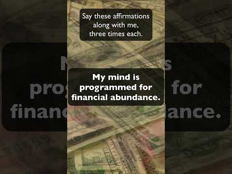 Money Flows to Me Quickly and Easily! Abundance Affirmations #wealthaffirmations