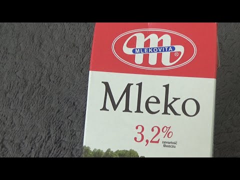 Mlekovita UHT Milk 3.2% 1 L Unboxing and Test