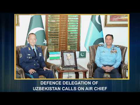 A high level defence delegation led by Maj Gen Burkhonov Akhmad Jamalovich,  called on CAS| ISPR