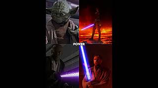 Anakin vs Yoda vs Mace vs Obi-Wan | #shorts #edit #starwars