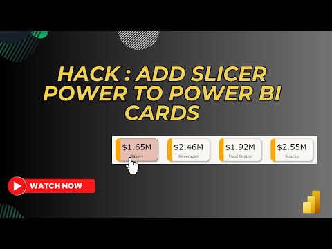 Add Slicer Functionality to Your Card Visuals with This Simple Trick in Power BI | MiTutorials