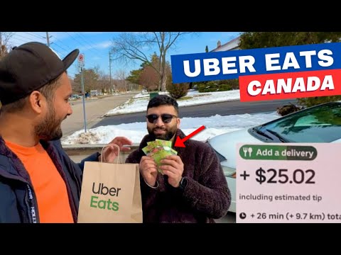 $100 Uber Eats Income in __ ? 🇨🇦 Ep: 05