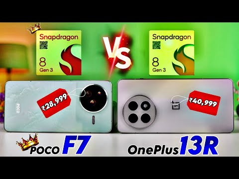 POCO F7 vs OnePlus 13R -  Cheaper Better Choice🔥