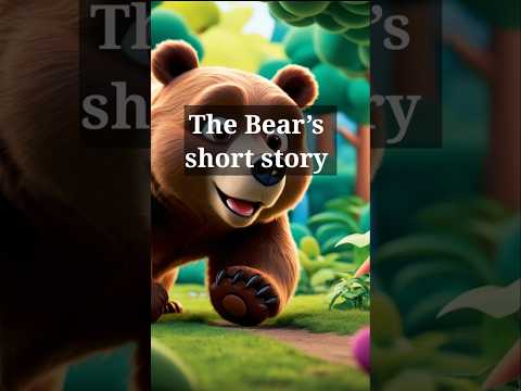 The Bear and Honeybees with subtitles #english #listeningenglish #storytelling #storytime #shorts