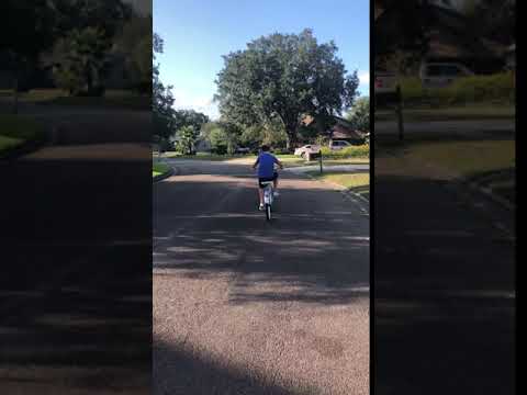 Bobby riding his bike Sep 25, 2018