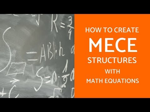 Algebra Structures: The 1st Way To Be MECE In Case Interviews