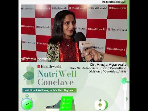 Dr Anuja Agarwala at #ETNutriConclave 2024!