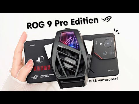 🍬 The Best Gaming Phone 🎮 ROG 9 Pro Edition 🌌 24GB RAM 💫 1TB | Aesthetic Unboxing 📦 Genshin