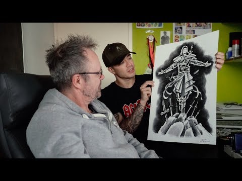 The illustrator of the artwork for The Return Of Headhunterz: My Dad