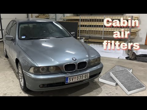 How to Change the Cabin Air Filters on a 2001 BMW E39 520d