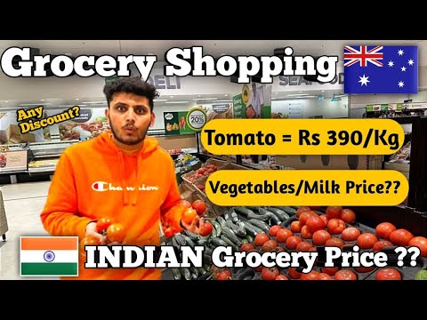 Grocery shopping vlog with price. Australia is very expensive #australia #vlog