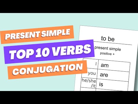 10 Most Common English Verbs - Practice Conjugation in Simple Present | Positive Negative Question