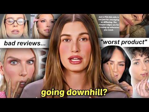 Hailey Bieber’s brand is in TROUBLE...(influencers drag Rhode)