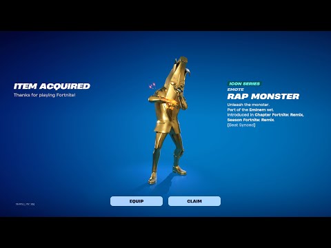 EMINEM RAP MONSTER EMOTE