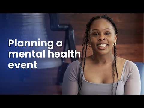 Tips for planning a mental health event