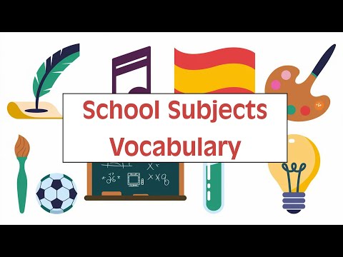 School Subjects Vocabulary - Learn English Vocabulary