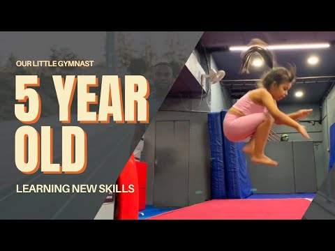 5 year old little gymnast is on the right track | learning new skills @FlyzoneFitness