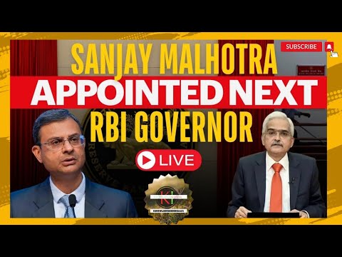 RBI's New Governor Sanjay Malhotra: Complete Journey and History