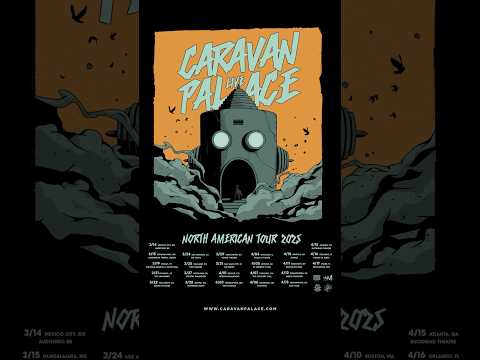 CARAVAN PALACE North American Tour 2025 #concert #newtour #livemusic