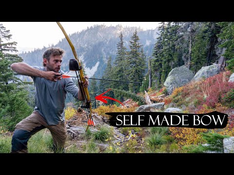 3 Day Catch and Cook in Mountains with Homemade Bow