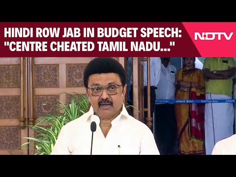 Tamil Nadu Rupee | "Centre Cheated Tamil Nadu Of 2,150 Crore...": Hindi Row Jab In Budget Speech