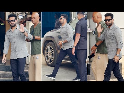 Jr.Ntr Spotted At Private Airport Kalina In Mumbai | #War2 | MS shorts