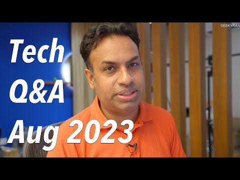 8th Tech Q&A Session for 2023 with GeekyRanjit