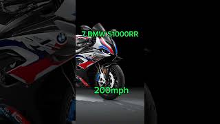 Top 10 fastest sport bikes.