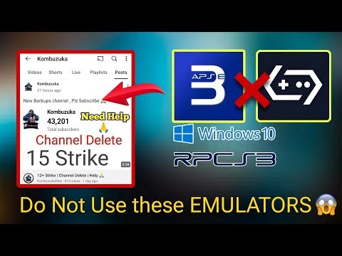 Stop Making Emulator Videos | 15 Strikes on Kombuzuka Gaming Channel | Channel Delete in 7days☹️