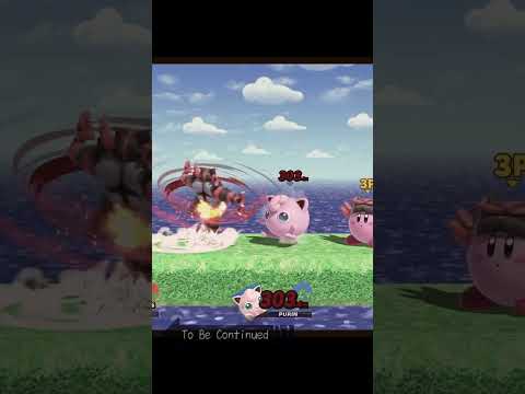 プリンちゃん！あぶなーい！ガオガエンのDDラリアットをよけれたのに…！【スマブラSP】#スマブラsp #検証 #きほんはまる