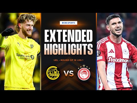 Bodø/Glimt vs. Olympiacos: Extended Highlights | UEL Round of 16 Leg 1 | CBS Sports Golazo