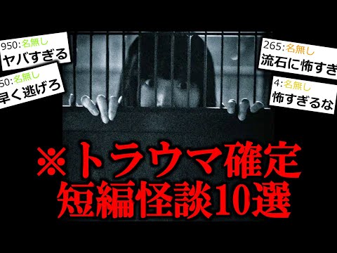 【短編怪談まとめ】ゾッとして寝れなくなる。最恐短編怪談10選【作業用/睡眠用】【怖い話】【ゆっくり怪談】