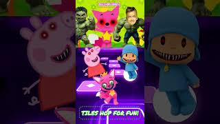 PinkFong vs Inside Out 2 vs Spookiz vs Spongebob vs Baby Boss X Coffin Dance | Tiles Hop