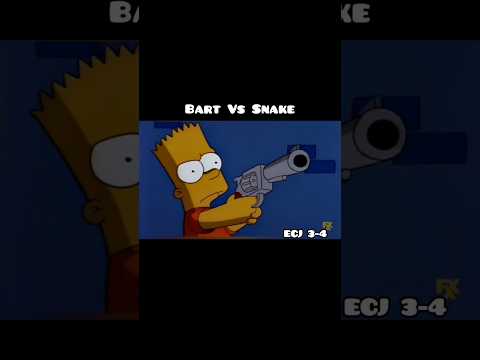 Bart Vs Snake 🤣 #thesimpsons #humor #funny #shorts #shortsfeed #shortsviral