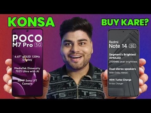 Poco M7 Pro 5G vs Redmi Note 14 5G - Konsa Buy Kare? *FULL COMPARISION*