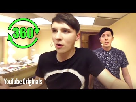 Backstage with Dan and Phil in 360° VR (Bonus)