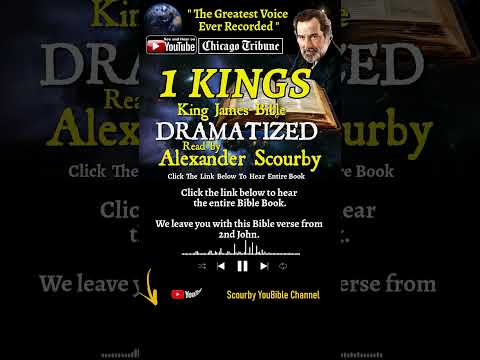 11~Book of 1 Kings Short | By A.Scourby | DRAMATIZED | God is Spirit, Truth & Love #youtubeshorts